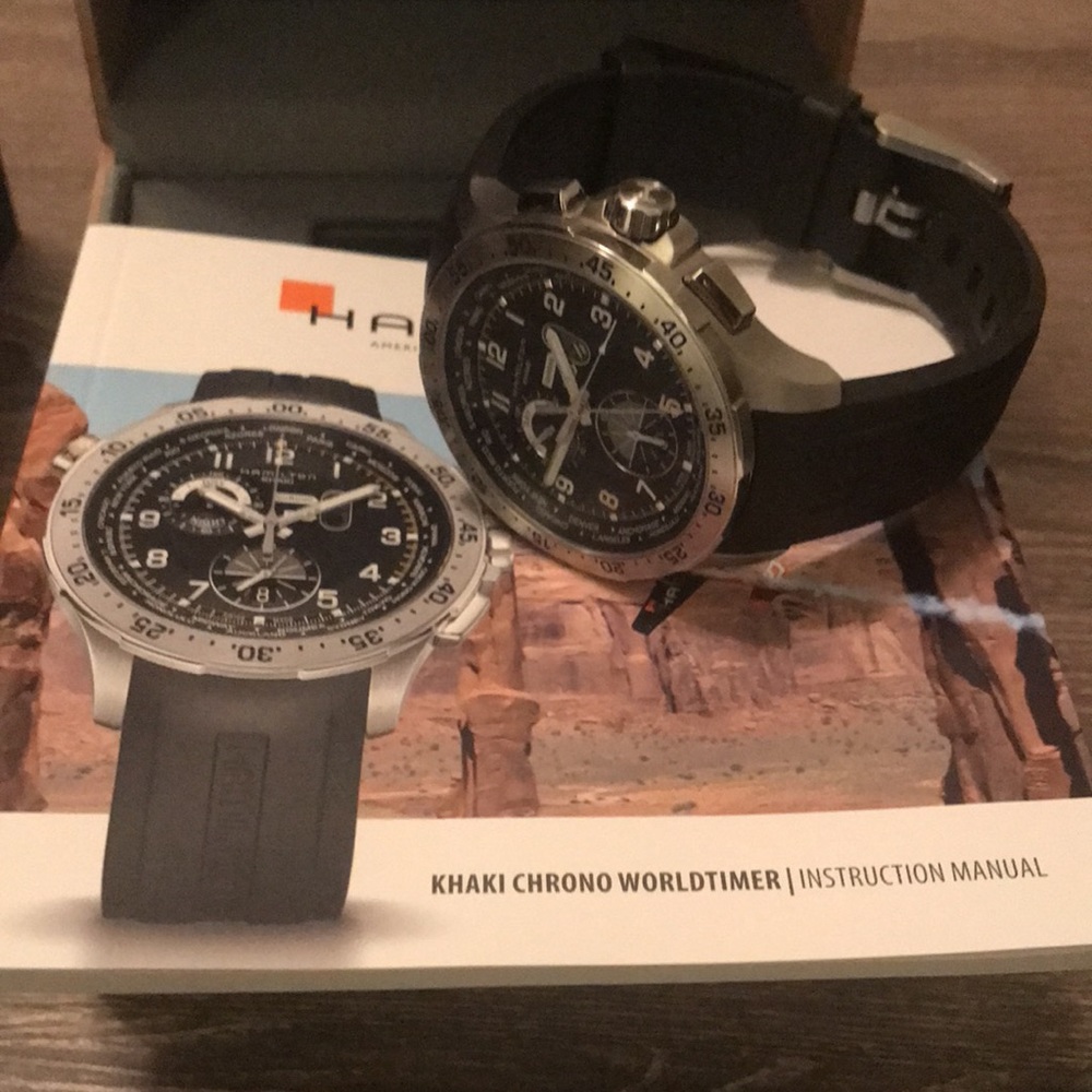 Hamilton Khaki Chrono Worldtimer Watch